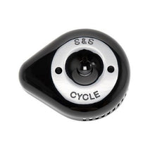 Load image into Gallery viewer, S&amp;S Cycle Stealth Slasher Teardrop Air Cleaner Cover - Gloss Black