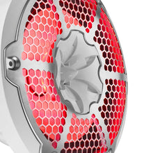 Load image into Gallery viewer, DS18 NXL-M Series Spkr w/ RGB LED Lights 10in 2-Way 200 Watts RMS 4 ohm Wht Grill Detached w/ Cover