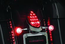 Load image into Gallery viewer, Kuryakyn Rear Turn Signal &amp; License Plate Mount Indian Chrome