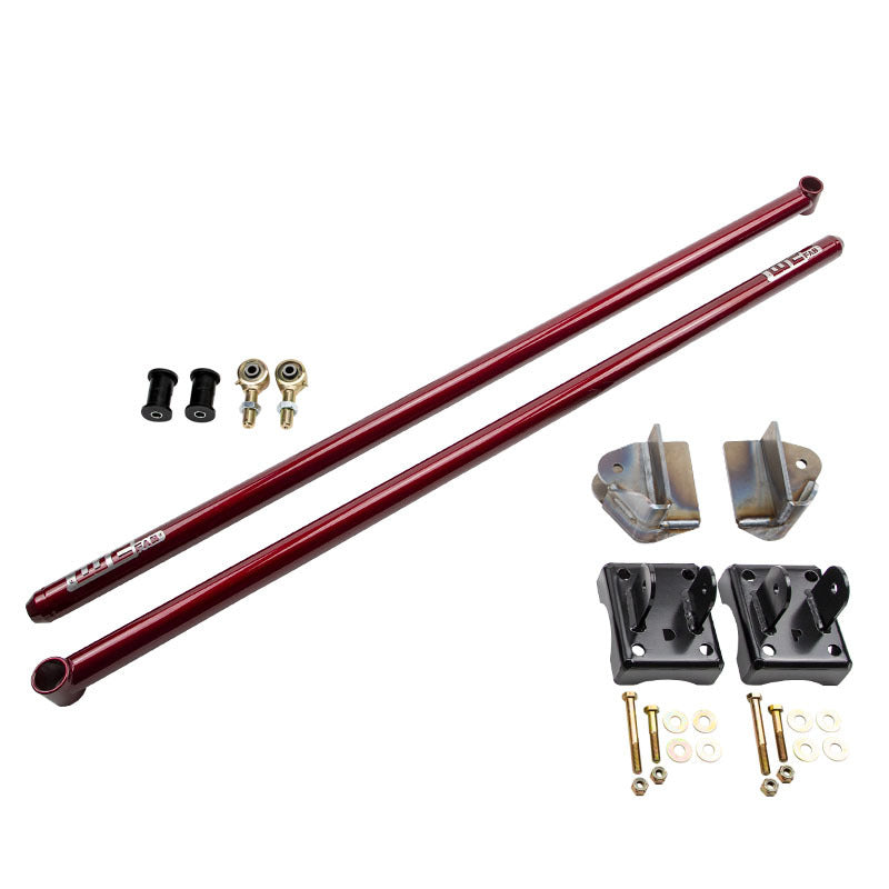Wehrli 2011-2022 Ford Power Stroke RCLB/CCSB/SCSB 60in Traction Bar KIT WCFab Red - GTR Auto
