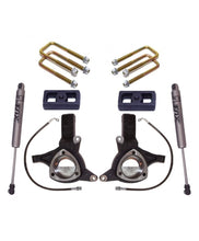 Load image into Gallery viewer, MaxTrac 07-16 GM C1500 2WD w/Cast Steel Susp. 4.5in/2in MaxPro Elite Spindle Lift Kit w/FOX Shocks