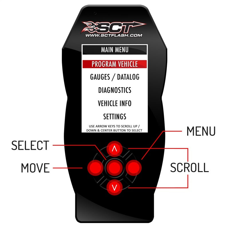 SCT Ford Cars & Trucks (Gas & Diesel) X4 Power Flash Programmer EO Certified 7015PEO