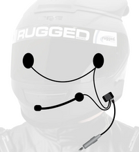 Load image into Gallery viewer, Rugged Radios Wired Offroad and STX Stereo - Helmet Kit w/Alpha Audio Speakers and Mic