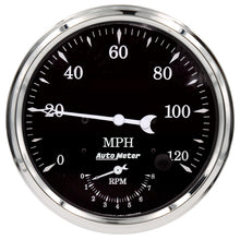 Load image into Gallery viewer, Auto Meter Old Tyme Black Tach/Speedo 5in. - 120mph &amp; 8k RPM 1770