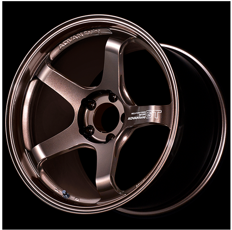 Advan GT for Porsche 18X8.5 +50 5x130 Racing Titanium Black YAQ8H50PTBP