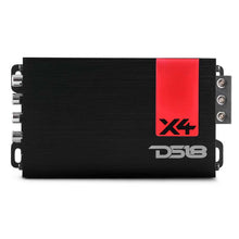 Load image into Gallery viewer, DS18 4-Channel Ultra Compact Class D Amplifier 2x 220/4ohm Bridge 4 x 140/2ohm 4 x 70/4ohm Watts RMS