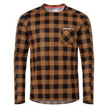 Load image into Gallery viewer, USWE Flannel Long Sleeve Lightweight Off-Road Jersey Bronze - Small
