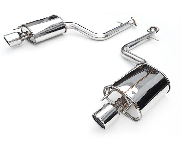 Invidia 07+ Infiniti G35/G37 Sedan 4dr Q300 Rolled Titanium Tip Cat-back Exhaust HS07IG4G3D