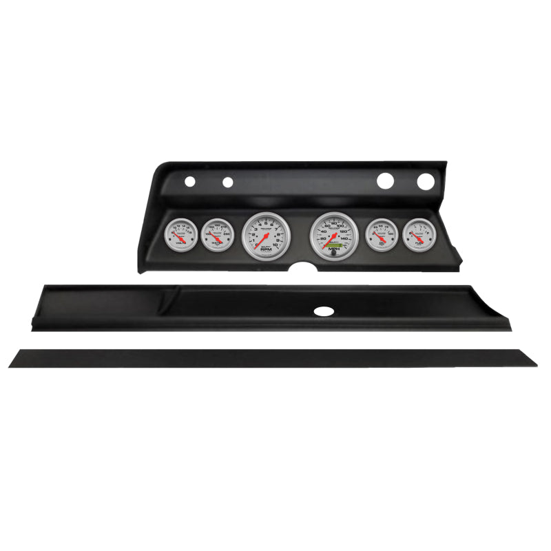 Autometer Ultra-Lite Direct Fit Dash Kit 1966 Chevy Chevelle (2 x 3-3/8in. / 4 x 2-1/16in.) 2931-13