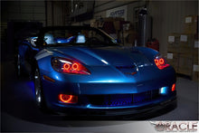 Load image into Gallery viewer, Oracle 05-13 Chevrolet Corvette C6 LED Fog Light Halo Kit - Green