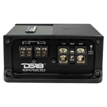 Load image into Gallery viewer, DS18 2-Channel Amp 700/4ohm Bridge 2x 350/2ohm 2x 240/4ohm Watts RMS Class D