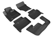 Load image into Gallery viewer, 3D MAXpider 2007-2015 Audi Q7 Kagu 1st &amp; 2nd &amp; 3rd Row Floormats - Black