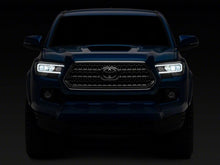 Load image into Gallery viewer, Raxiom 16-23 Toyota Tacoma w/ Factory Halogen DRL LED Headlights- Black Housing (Clear Lens)