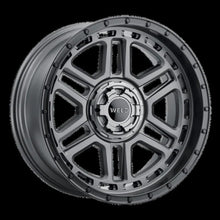 Load image into Gallery viewer, Weld Off-Road Crux 20x9in / 6x135 BP / ET 0 / 106.1mm Bore - Satin Gunmetal / Satin Black Wheel