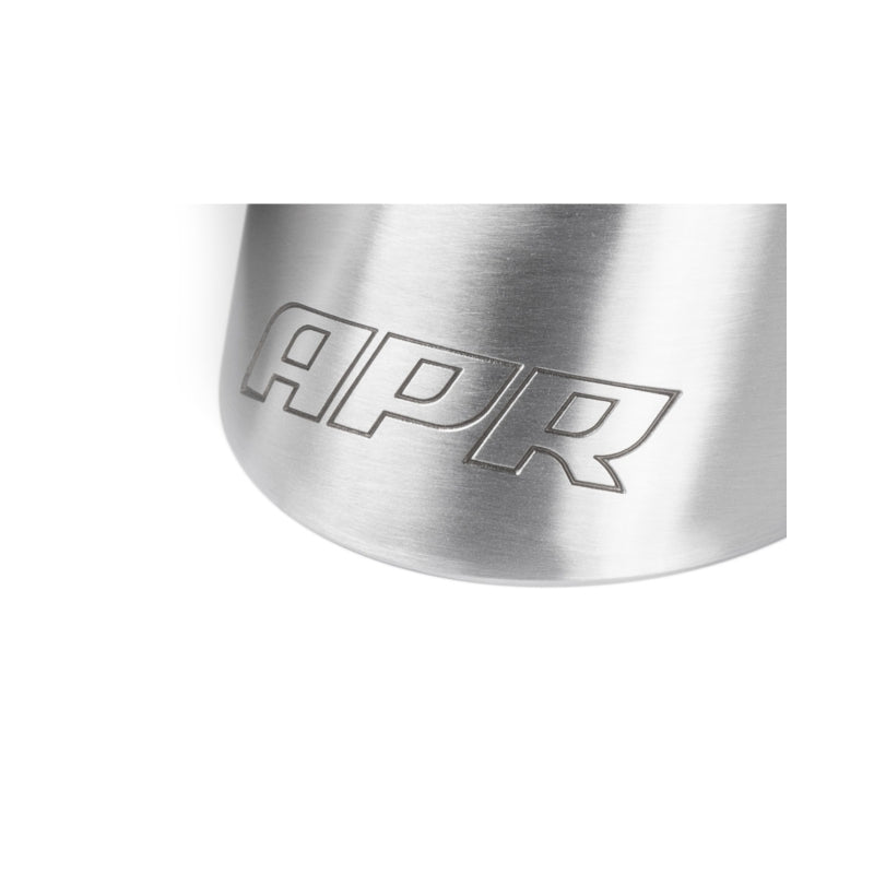APR Double-Walled 3.5in Slash-Cut Tips - Brushed Silver - Set of 2 TPK0007