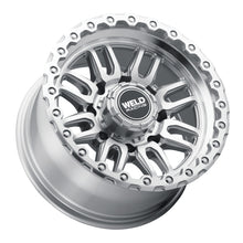 Load image into Gallery viewer, Weld Off-Road Swift 17x9in - 8x180 BP - ET-12 - 124.3mm CB - Gloss Silver Machined Wheel &amp; Ring