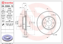Load image into Gallery viewer, Brembo 1993 Volvo 850 Front Premium OE Equivalent Rotor