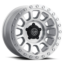 Load image into Gallery viewer, ICON Hulse 18x9 8x170 6mm Offset 5.25in BS Silver Machined