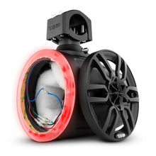 Load image into Gallery viewer, DS18 Marine And Powersports Towers Speakers Not Included 6.5in RGB LED Lights Black