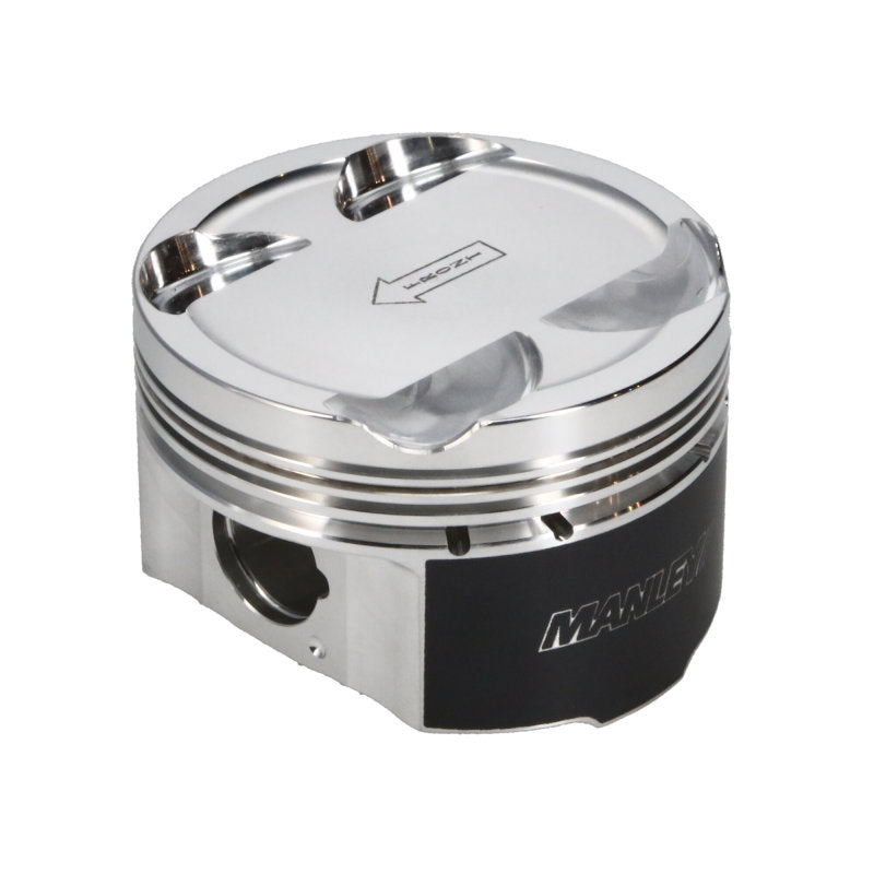 Manley 93-98 Toyota Supra Turbo (2JZGTE) 86.5mm +.5mm Oversized Bore 8.5:1 Dish Piston Set with Ring - GTR Auto