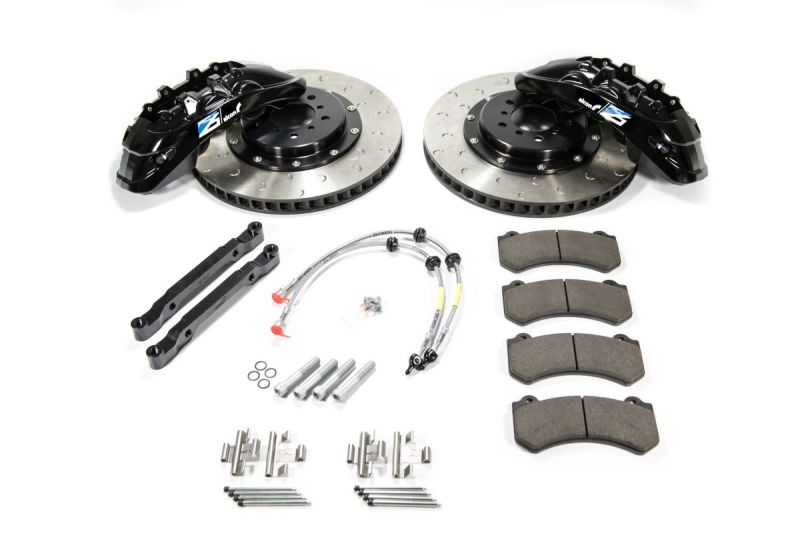 Alcon 2009+ Nissan GT-R R35 412x36mm Rotor 6 Piston Caliper RC6 Front Axle Kit - Sky Blue ALABKF7059ZG05