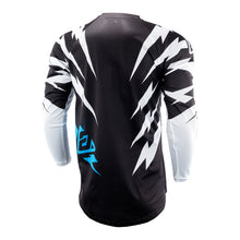 Load image into Gallery viewer, Answer 26 LE Syncron Rizz Vented Jersey Black/White/Cyan - XL
