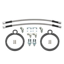 Load image into Gallery viewer, Wilwood Flexline Kit 12 inch -3 3/8-24 IF 1/8-27 NPT 90 Degree