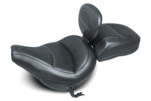 Load image into Gallery viewer, Mustang 18-21 Harley Heritage Classic Standard Deluxe Touring Solo Seat w/Driver Backrest - Black