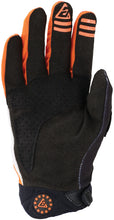 Load image into Gallery viewer, Answer Peak Flo Gloves Black/Hyper Orange/White Youth - XS