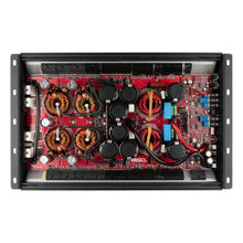 Load image into Gallery viewer, DS18 1-Channel Amp 9200 Burst/0.5ohm 5000/1ohm 3500/2ohm 2200/4ohm Watts RMS w/ Voltmeter Black