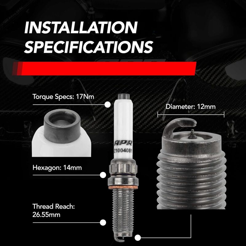 APR EA825/EA839/9A2 Iridium Pro Spark Plug - Heat Range 10 - 12mm x 26.5mm x 14mm - SINGLE Z1004081