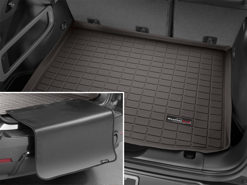 WeatherTech 2022+ Jeep Grand Cherokee Behind 2nd Row Seating Cargo Liner w/Bumper Protector - Cocoa 431530SK