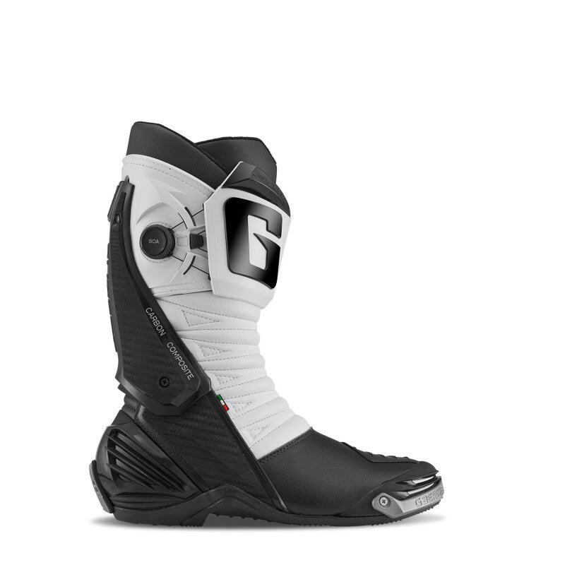 Gaerne GP1 LS Boot Black/White Size - 7 - GTR Auto