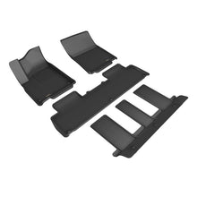 Load image into Gallery viewer, 3D MAXpider 22-24 RIVIAN R1S Kagu Black Floor Mat - Row 1/2/3