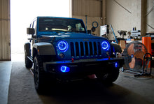 Load image into Gallery viewer, Oracle 07-17 Jeep Wrangler LED Fog Light Halo Kit - Blue