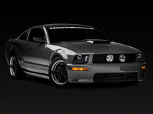 Load image into Gallery viewer, Raxiom 05-09 Ford Mustang Excluding GT500 LED Halo Projector Headlights- Black Housing (Clear Lens)