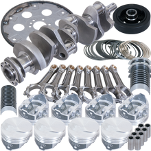 Load image into Gallery viewer, Eagle Chevy 454 4.250in Crank 6.385in I-Beam Rods 17cc Dome 4.310in Pistons Balanced Assembly
