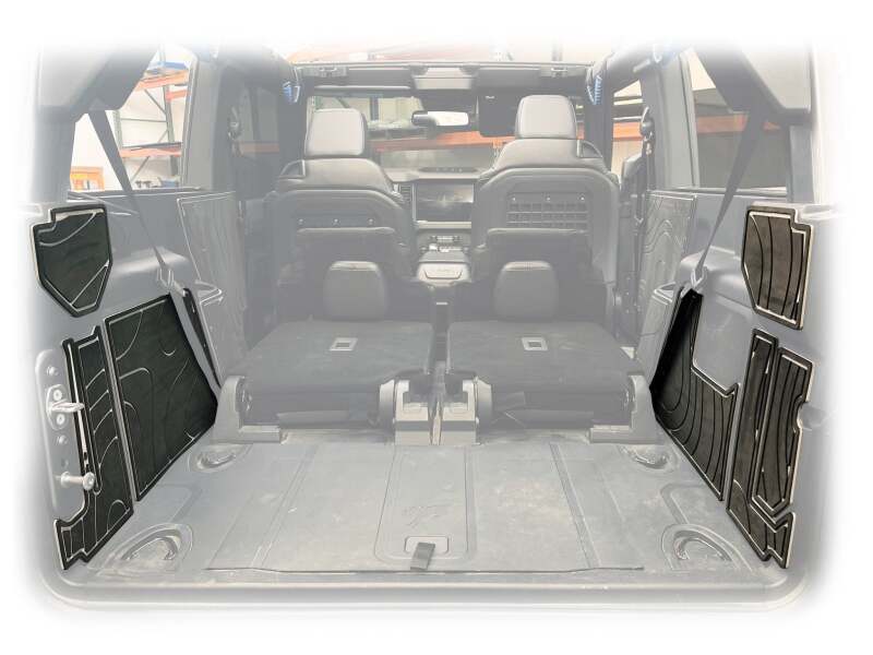 Turn Offroad 2021+ Ford Bronco (2 Door) Cargo Area Foam Protector Kit Black IA5-M2B