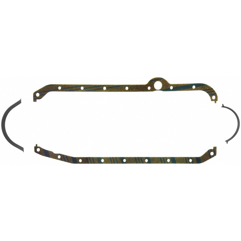 Fel-Pro Chevrolet C10 OS 30410 C Engine Oil Pan Gasket Set Blue Stripe cork-rubber
