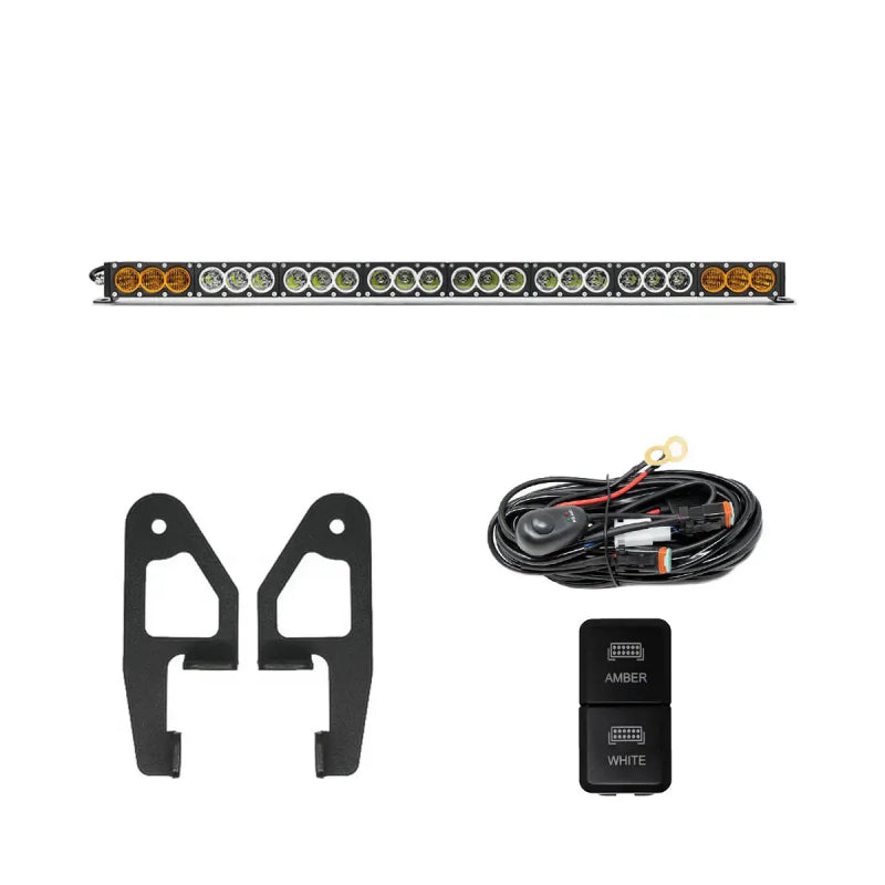 Cali Raised 05-23 Toyota Tacoma Roof Rack Front Light Bar Kit CR4302