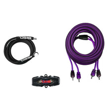 Load image into Gallery viewer, DS18 8-GA Amplifier Install Kit Advance- Purple