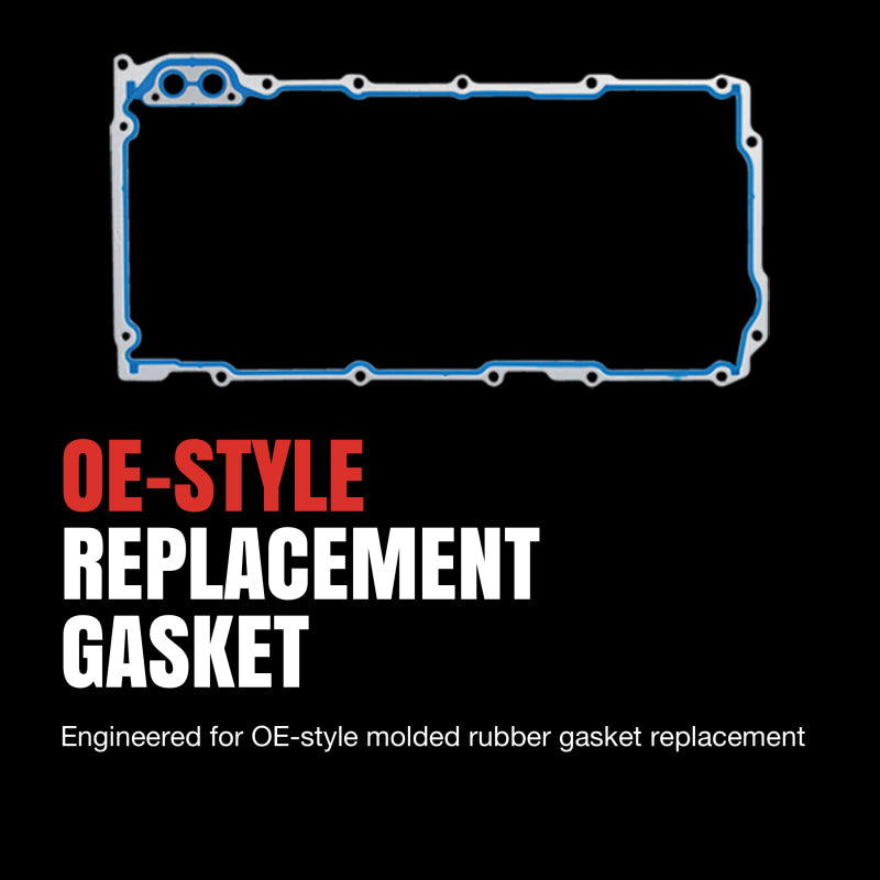 Fel-Pro OS 10040 C Engine Oil Pan Gasket Set Blue Stripe cork-rubber