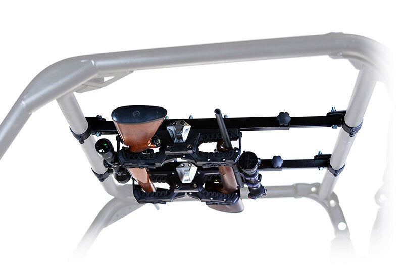 Seizmik 04+ A Cat/ Hon/JD/ Kaw/ Pol/ Suz/ Yam OHGR 2 Gun Rack 1.75 Clamp