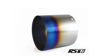Load image into Gallery viewer, GReddy Burnt Titanium Tip (105mm Dia/150mm Length) for Revolution RS/RS-TI/RS-Race