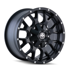 Load image into Gallery viewer, Mayhem 8015 Warrior 20x9 / 8x165.1 BP / 18mm Offset / mm Hub Matte Black Wheel