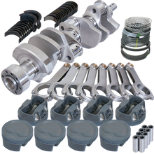 Load image into Gallery viewer, Eagle Chevy LT1 350 1Pc 3.750in Crank 6.000in H-Beam -16cc Inv Dome 4.030in Piston Rotating Assembly