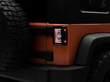 Load image into Gallery viewer, Raxiom 07-18 Jeep Wrangler JK Axial Series Vision LED Tail Lights- Black Housing (Clear Lens)