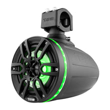Load image into Gallery viewer, DS18 Tower Speakers 6.5in 100 Watts RMS w/ RGB LED Lights Red