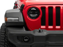 Load image into Gallery viewer, Raxiom 18-23 Jeep Wrangler JL Axial Series 9-In Angel Eye LED Headlights- Black Housing (Clear Lens)