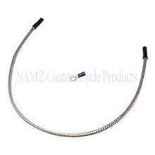 Load image into Gallery viewer, NAMZ Oil Sending Harness Cover (SS Braided &amp; Clear Coated - Stock Length)